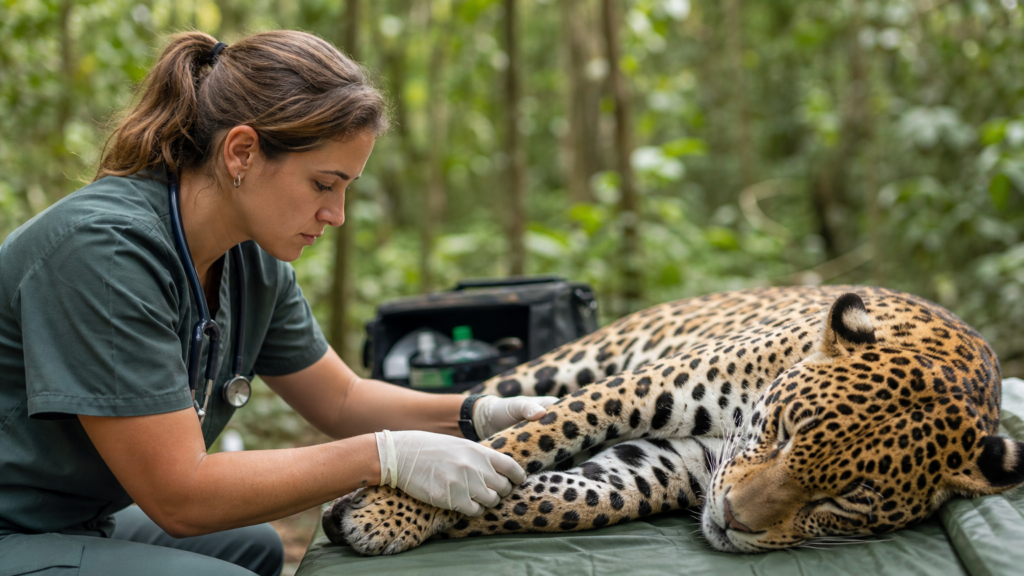 manejo de animais selvagens